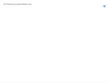 Tablet Screenshot of gcaelectrical.com.au